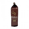 Zijkant van een zak koffie met 56 pads van het merk Gala Dark Roast