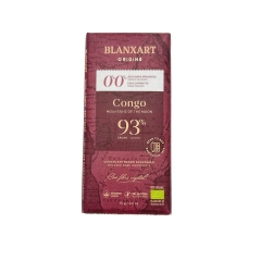 Blanxart - Congo 0.0% toegevoegde suikers - 93% pure chocolade (Biologisch)