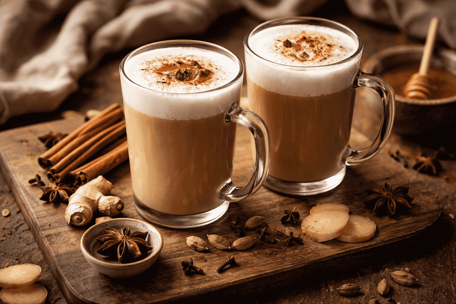 Chai latte: zelf maken met échte kruiden!