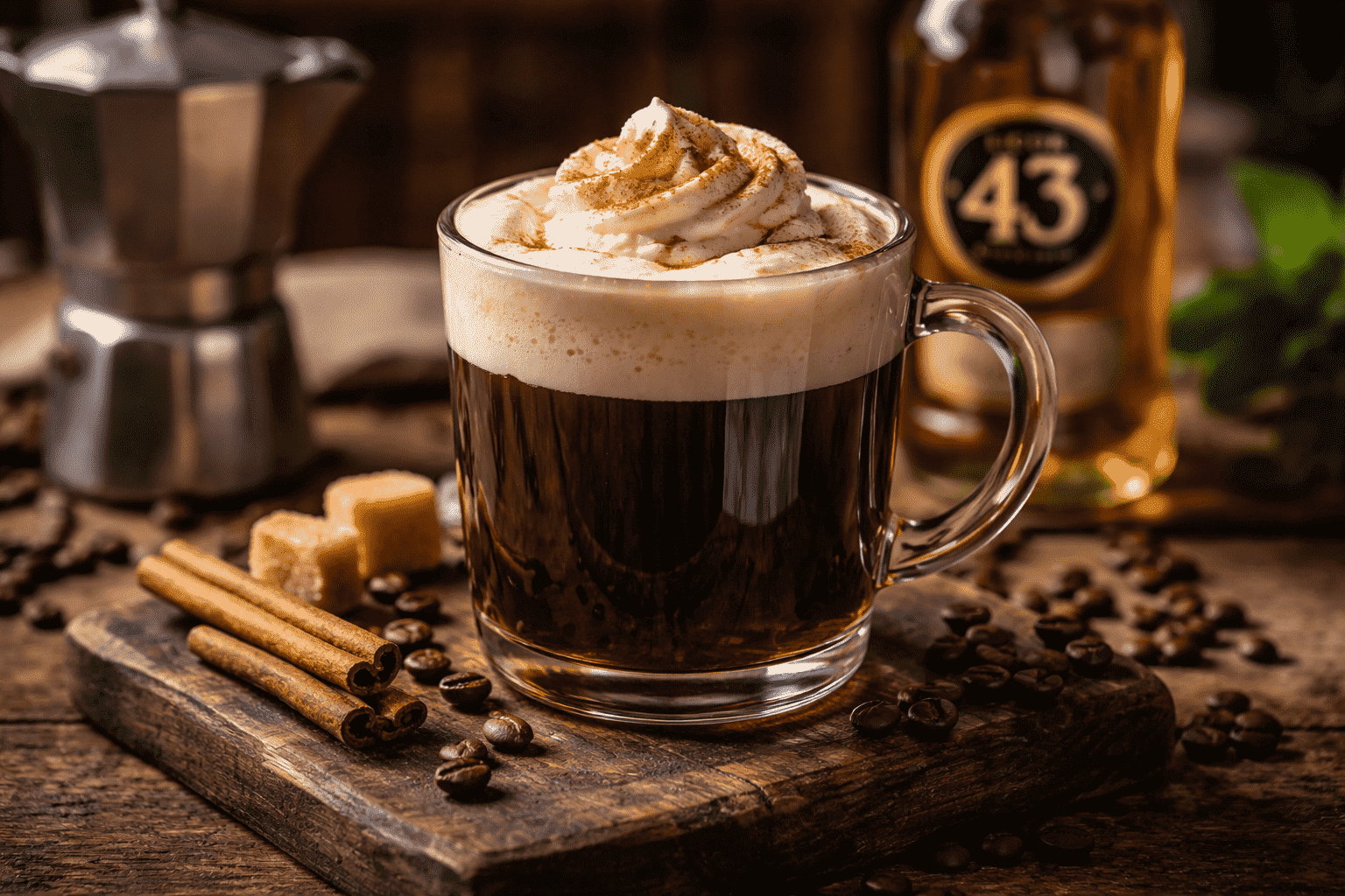 Koffielikeur in Spaanse koffie