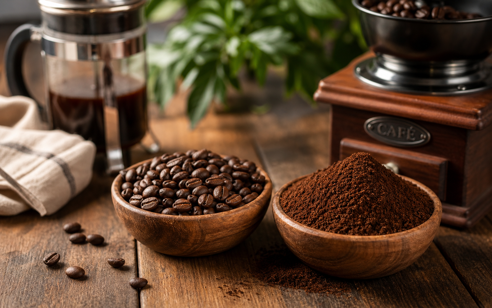 Wat is het verschil tussen vers gemalen koffie en voorgemalen koffie?